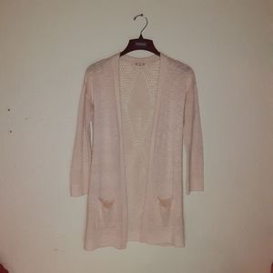 PINK ROSE open front cardigan M